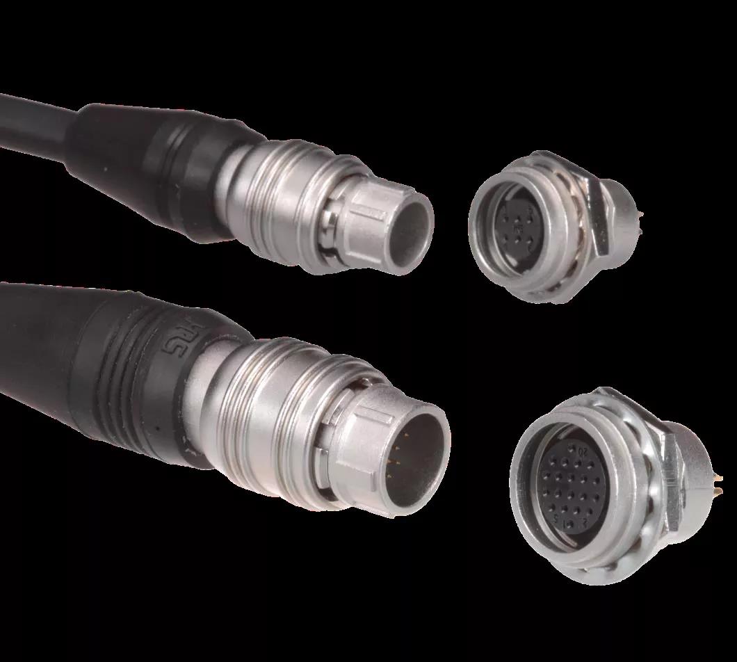 HR25A Series丨推拉鎖、小型多芯圓形連接器